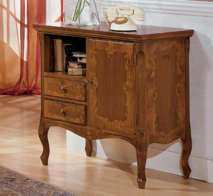 Klassische Kommode Schrank Holz Schränke Möbel Konsolen Italienische Möbel Braun