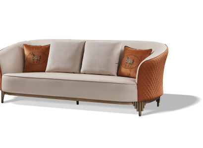 Dreisitzer Ledersofa Wohnzimmer Designer Couchen Polster Sofa Sofas