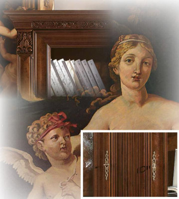 XXL Buffet Kommode Kommoden Schrank Barock Rokoko Deko Anrichte Konsole