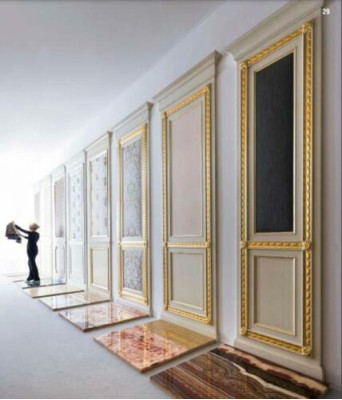 Luxus Washington Büro Set Italienische Möbel Büro 3tlg. Barock Rokoko Massivholz
