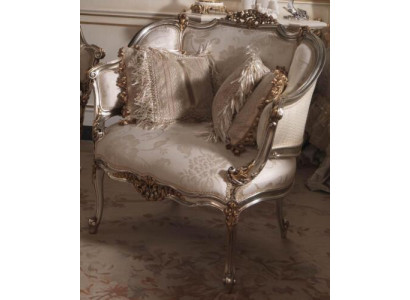 Einsitzer Italien Sessel Couch Polster Design Textil Sitzer Polster Sitz Couchen