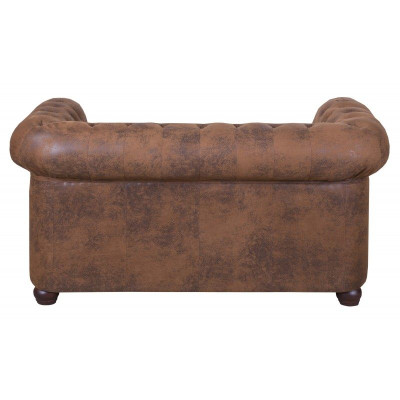 Chesterfield York Gobi 2 Sitzer Leder Couch Polster Sofas Couchen Neu