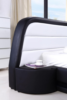 Betten Textil Leder Hotel Luxus Polster Design Holz Designer Bett