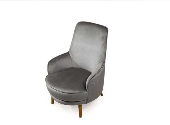Sessel Sitz Modern Design Wohnzimmer Polster Einsitzer Relax Grau Stil Luxus