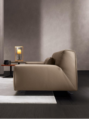 Sofagarnitur Couch Polster Ledersofa Prianera Italienische Möbel Sofa