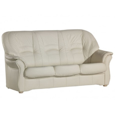 Klassische Wohnzimmer Garnitur 3+2+1 100% Vollleder Couch Sitz Polster