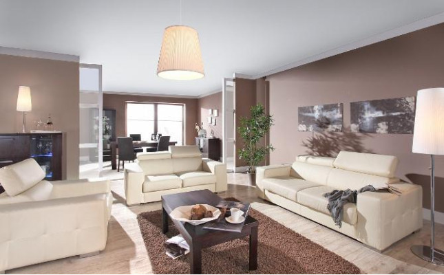 Moderne Sofagarnitur 3+1+1 Sitzer Sofa Couch Polster Garnitur Couchen