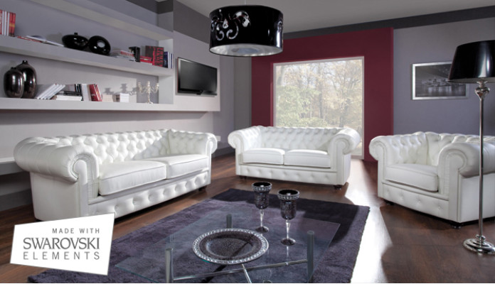 Sofa 3 Sitzer Chesterfield Design Relax Sofas Polster Moderne Couchen