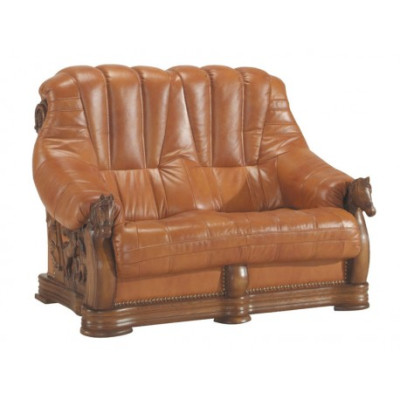 Couch Zweisitzer Klassische Ledersofa Couch Polster Sofa 2 Sitzer Leder