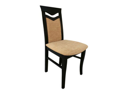 Klassische 4x Sessel Stuhl Designer Holz Stoff Polster Stühle Gastro Esszimmer