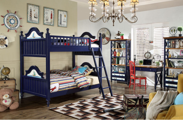 Klassisches Etagenbett Kinderbett Betten Kinderzimmer Bett Hochbett
