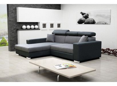 Schlafsofa Eck Sofa Couch Bettfunktion Polster Eck Garnitur Sofas Schlaffunktion
