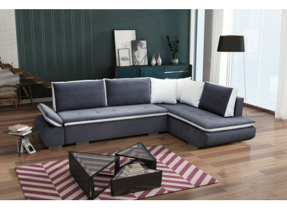 Schlafsofas Sofa Couch Eck Sofas Garnitur Polster Ecke Stoff Neu Wohnlandschaft