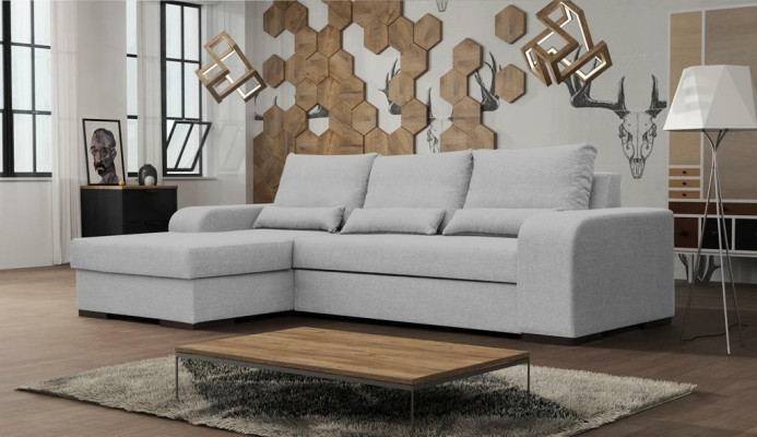 Sofa Schlafsofa Designer Sofa mit Bettfunktion - Bettkasten Ecksofa Couch