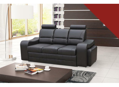 Schlafsofa Klappcouch 3-Sitzer Schlaffunktion + Bettkasten Couch Sofa Klappsofa