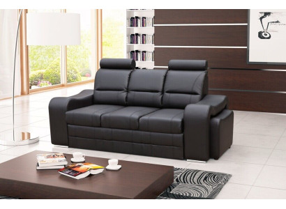 3 Sitzer Sofa Couch Polster Couchen Sofas 3 Sitzer mit Hocker Garnitur Polster