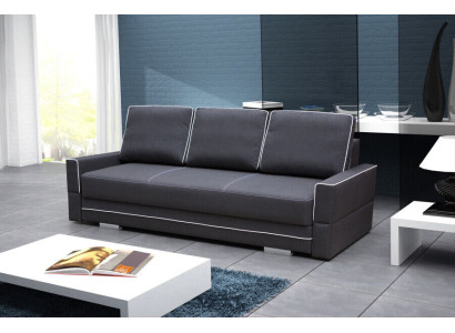 Schlafsofa Klappcouch 3-Sitzer Schlaffunktion + Bettkasten Couch Sofa Klappsofa