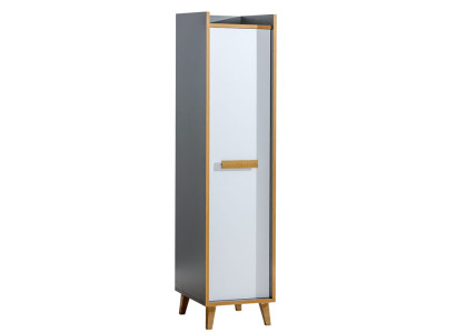 Hochschrank 1 türiger Mehrzweck Schrank Schubladen Wohnzimmer Regal Vitrine Neu