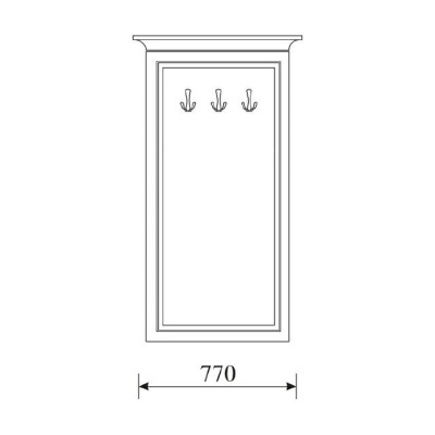 Klassischer Garderobe Garderoben Garderoben Kolonial Stil Echtem Holz Neu ODW