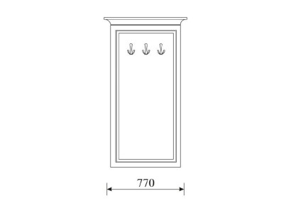 Klassischer Garderobe Garderoben Garderoben Kolonial Stil Echtem Holz Neu ODW