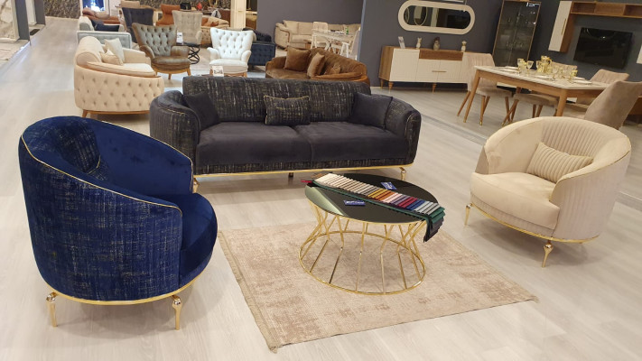 Luxus Sessel Wohnzimmer Beige Sessel Gepolstertes Moderner Club Relax
