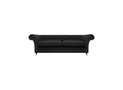Polstermöbel Schwarz Polstersofa Designer Sofa Zweisitzer Couch Neu Chesterfield