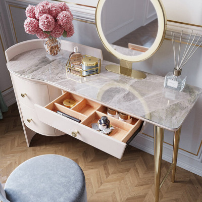 Design Luxus Möbel Schminktisch Tisch Konsolen Tische Schminktische Schlafzimmer