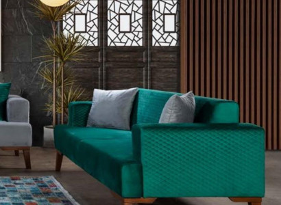 Elegante Turkis Couch Dreisitzer Sofa Wohnzimmer Sitzmöbel Samt