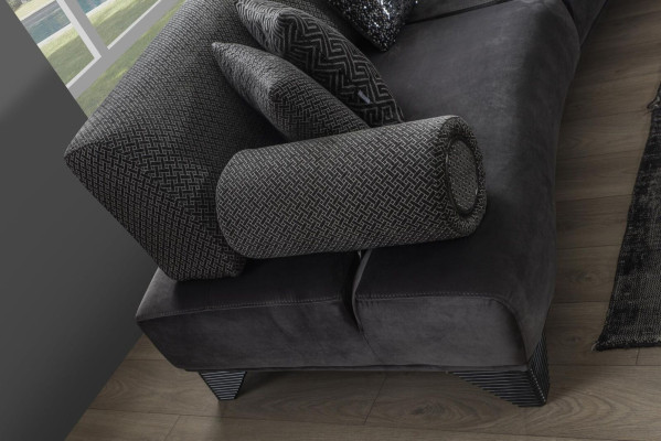 Luxus Sofa Dreisitzer 3 Sitzer Sofas Wohnzimmer Gebogene Couch Stoff Design Neu