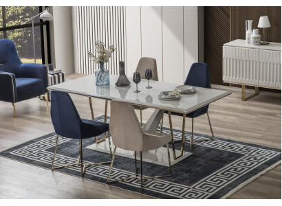 Essgruppe Esszimmer Esstisch Garnitur Ess Stuhl Essgruppe Essecke Modern 5tlg