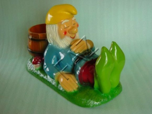 Zwerg Figur Garten Statue Skulptur Figuren Skulpturen Dekoration Deko 46cm Neu
