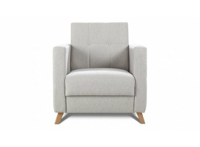 Sessel Club Lounge Designer Stuhl Polster Sofa 1 Sitzer Relax Fernseh Grauer Neu