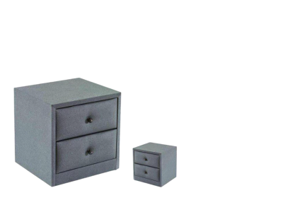 Nachttisch Textil Polster Möbel Nachttische Konsolen Schlafzimmer Design Stoff