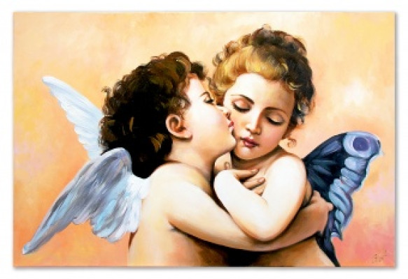 Engel der Liebe Handarbeit Ölbilder Gemälde Leinwand Ölbild Bild G00481