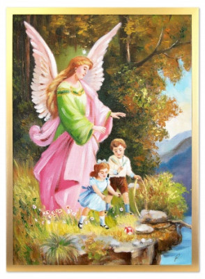 Engel der Kinder Handarbeit Ölbilder Gemälde Leinwand Ölbild Bild G119749