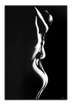 „Silhouetten der Anmut“ Handarbeit Ölbilder Gemälde Leinwand G00527