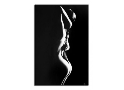 „Silhouetten der Anmut“ Handarbeit Ölbilder Gemälde Leinwand G00527