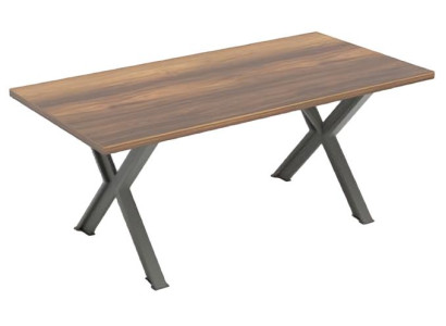 Bürotisch Schreibtisch Tisch Braun Arbeitszimmer Büro Rechteckig Modern