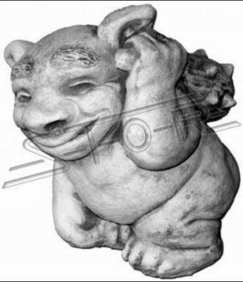 Troll 30cm Skulptur Design Figur Statue Garten Figuren Statuen Skulpturen 101006