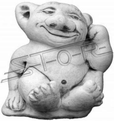 Troll 26cm Skulptur Design Figur Statue Garten Figuren Statuen Skulpturen 101008