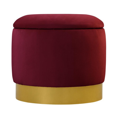 Pouf Fußhocker Rund Sitz Hocker Polsterhocker Sitzhocker Rund Truhen Sitz Neu
