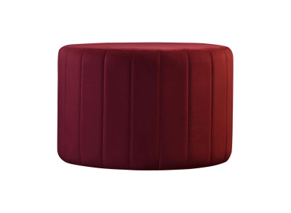 Pouf Fußhocker Rund Sitz Hocker Polsterhocker Sitzhocker Badhocker Puff Textil