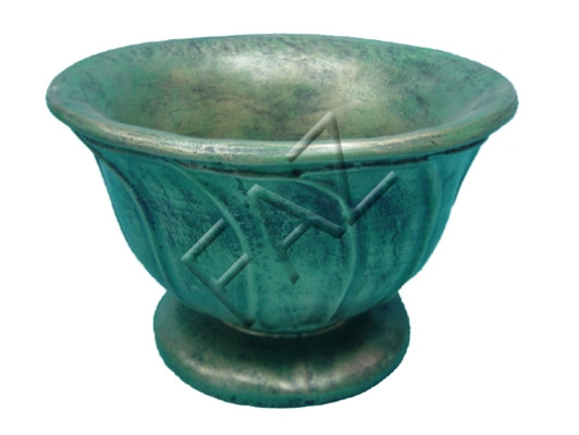Antik Stil Blumen Vase Vintage Vasen Dekoration Töpfe Schale Kelch Turkis Grün