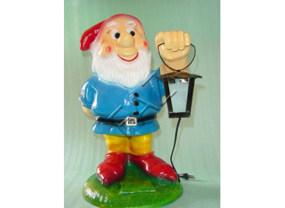 Zwerg Figur Garten Statue Skulptur Figuren Skulpturen Dekoration 50 cm Deko Neu