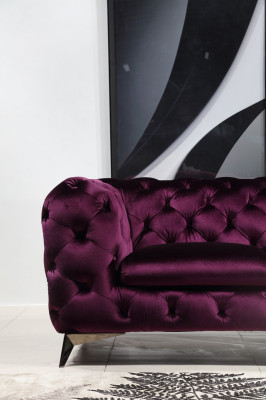 Sessel Couch Polster Designer Textil 1 Sitzer Couchen Polster Chesterfield Sitz