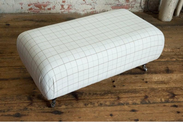 Chesterfield Fußhocker Ottomane Hocker Klassisch Beistell Relax Sessel Bank Neu