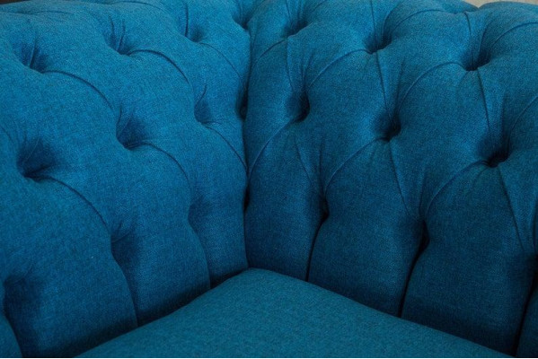 Chesterfield Design Sofa Sessel Couch Polster Textil Couchen Sitzer Ohrensessel