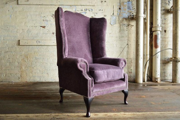 Chesterfield Ohrensessel Sessel 1 Sitzer Sofa Polster Couchen Leder Textil Couch