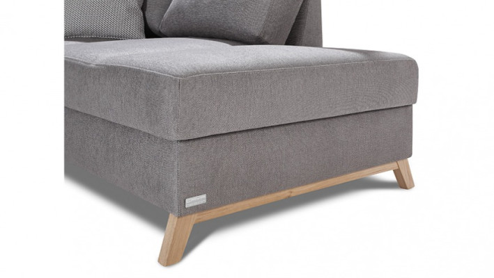 Wohnlandschaft Ecksofa Stoff U-Form Bettfunktion Couch Design Polster Textil Eck
