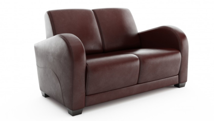 100% Italienisches Leder Sofagarnitur 2+1 Sitzer Couch Design Polster Modern